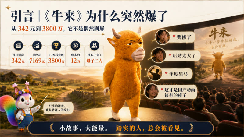 《牛来》爆火，揭示IP爆火的三重密码—从《牛来》爆火看超级IP的引爆逻辑