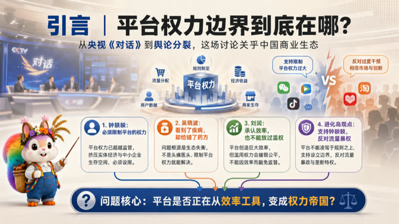 支持钟睒睒：平台霸权正在制造中国式内卷